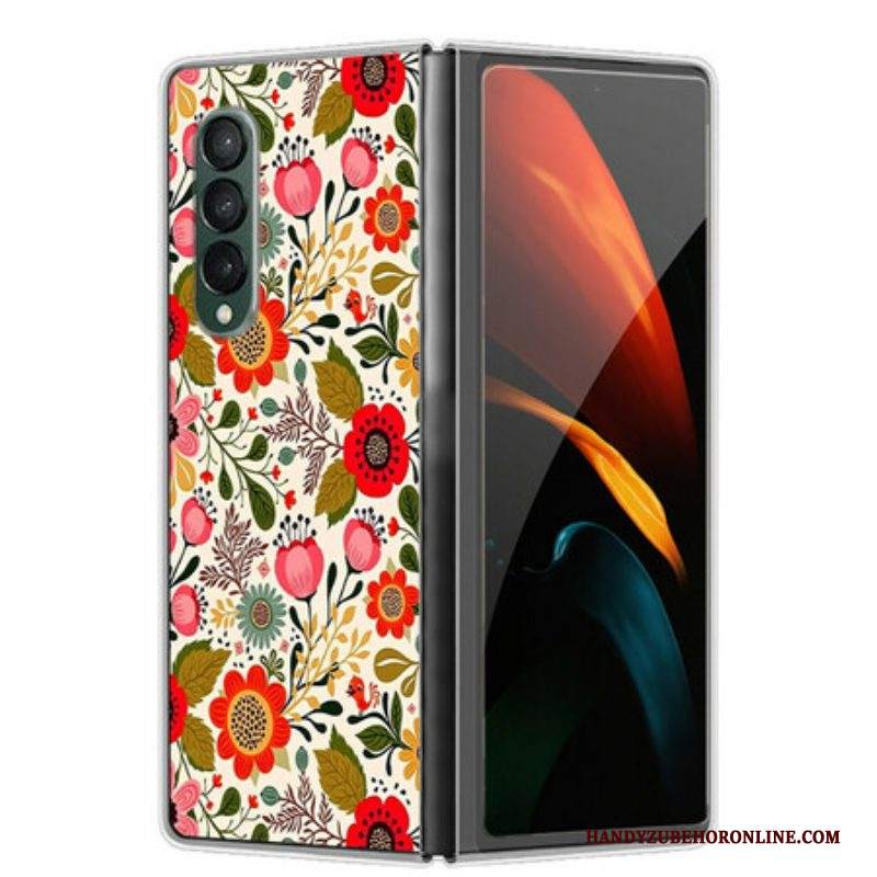 Cover Samsung Galaxy Z Fold 3 5G Arazzo Floreale