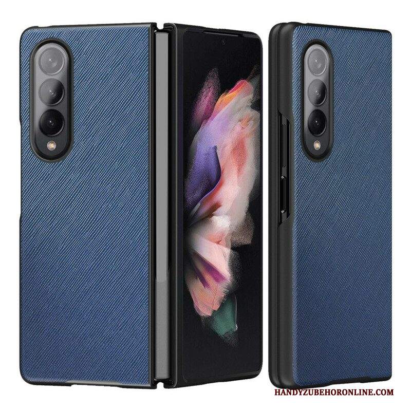 Cover Samsung Galaxy Z Fold 3 5G Pelle Martellata