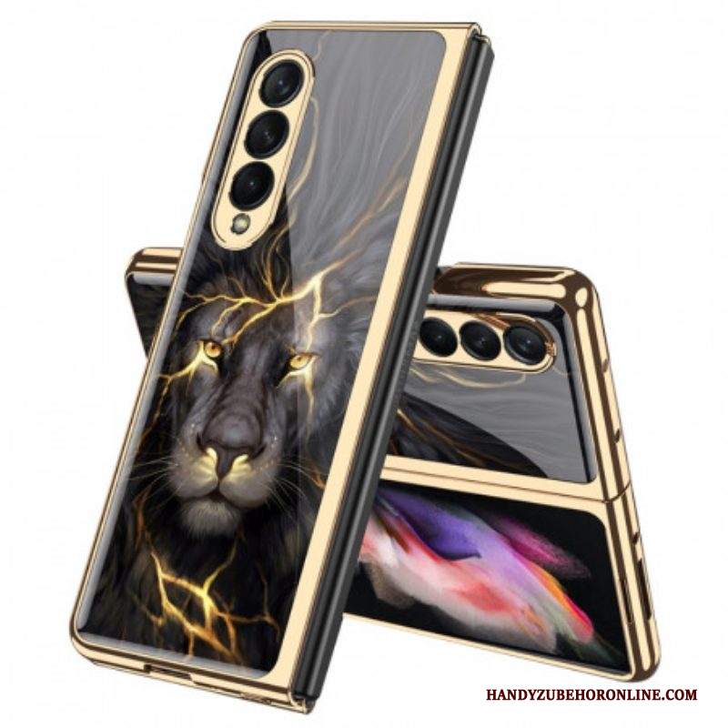 Cover Samsung Galaxy Z Fold 3 5G Vetro Temperato Leone Gkk