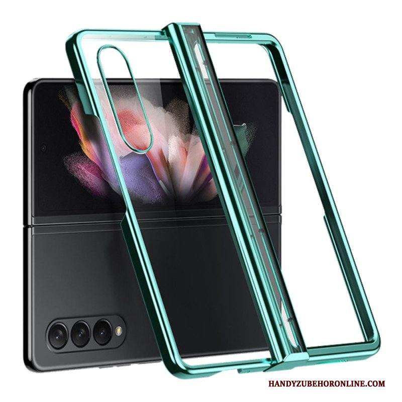 Cover Samsung Galaxy Z Fold 4 Cerniera Metallica Trasparente