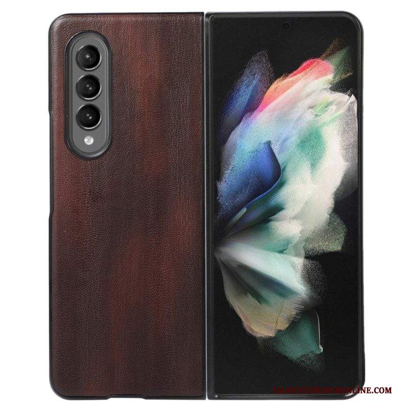 Cover Samsung Galaxy Z Fold 4 Ecopelle Invecchiata