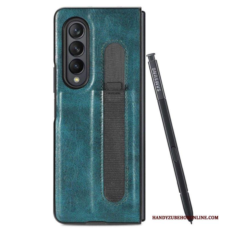 Cover Samsung Galaxy Z Fold 4 Stilo In Ecopelle