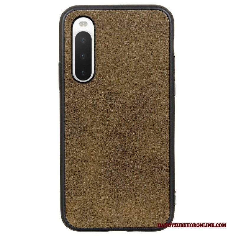 Cover Sony Xperia 10 IV Ecopelle Testurizzata