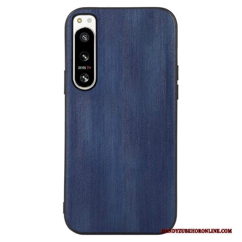 Cover Sony Xperia 5 IV Ecopelle Testurizzata