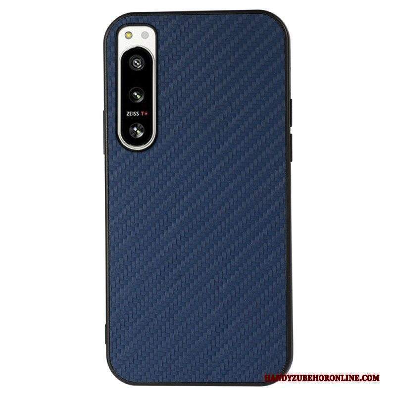 Cover Sony Xperia 5 IV Fibra Di Carbonio