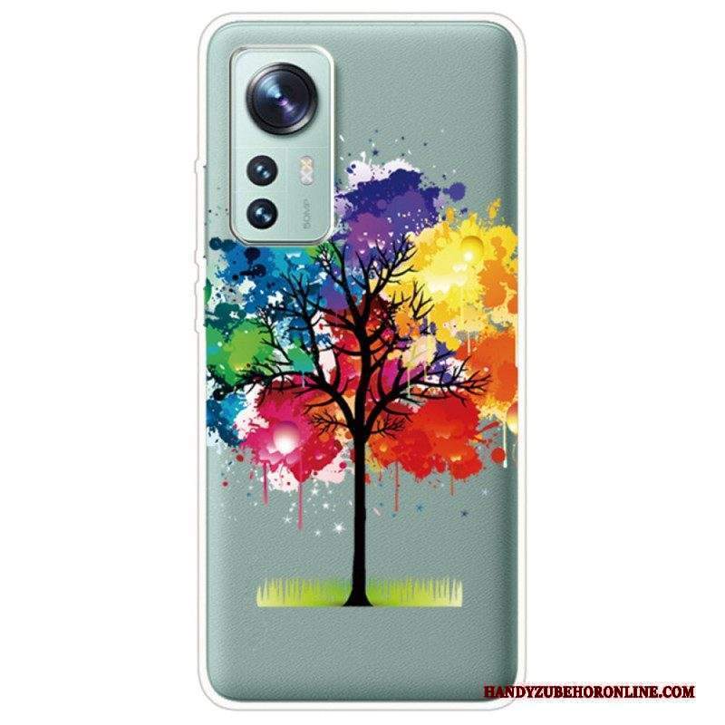 Cover Xiaomi 12 / 12X Albero Dell'acquerello