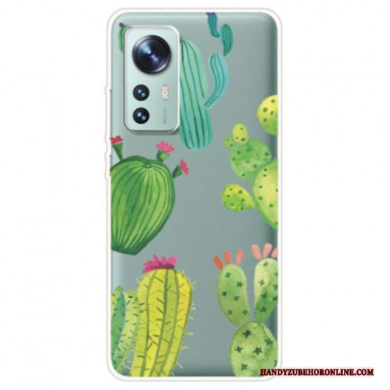 Cover Xiaomi 12 / 12X Cactus Dell'acquerello