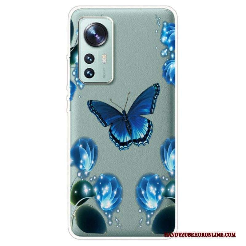 Cover Xiaomi 12 / 12X Farfalla Incantata In Silicone