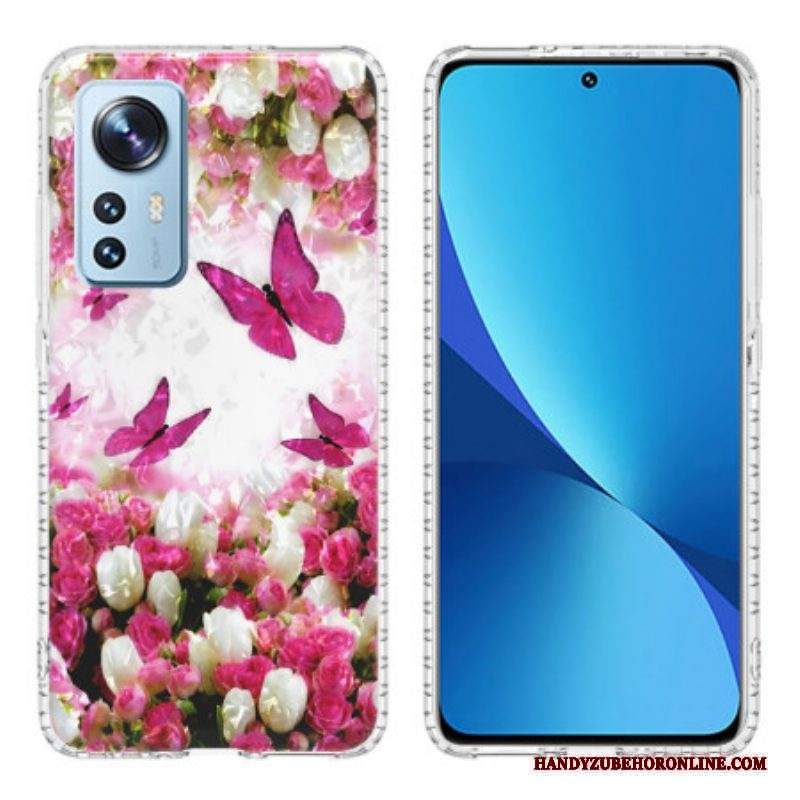 Cover Xiaomi 12 / 12X Farfalle Alla Moda