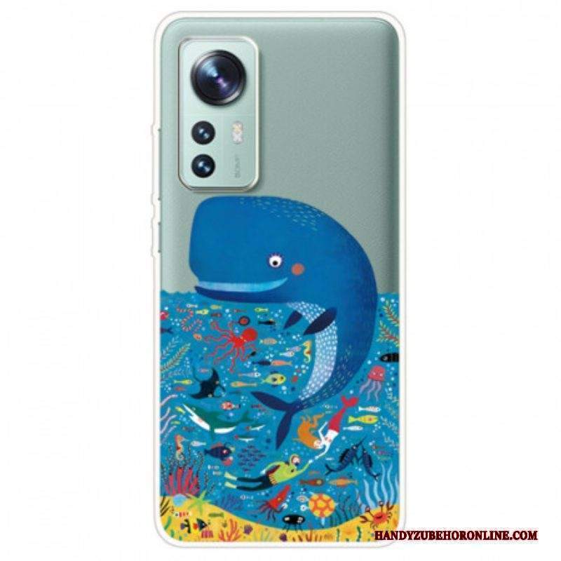 Cover Xiaomi 12 / 12X Grafica Balena