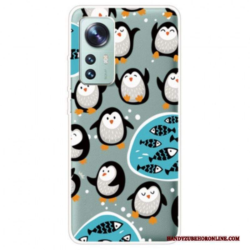 Cover Xiaomi 12 / 12X Pinguini E Pesci