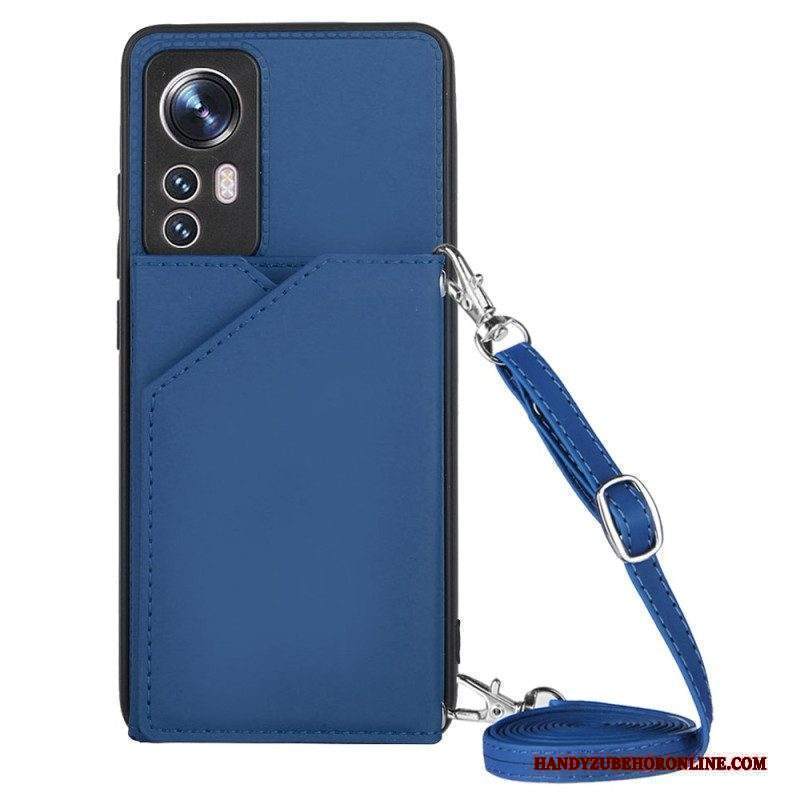 Cover Xiaomi 12 / 12X Portacarte E Tracolla