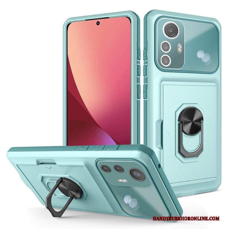 Cover Xiaomi 12 / 12X Supporto Per Anello E Portacarte