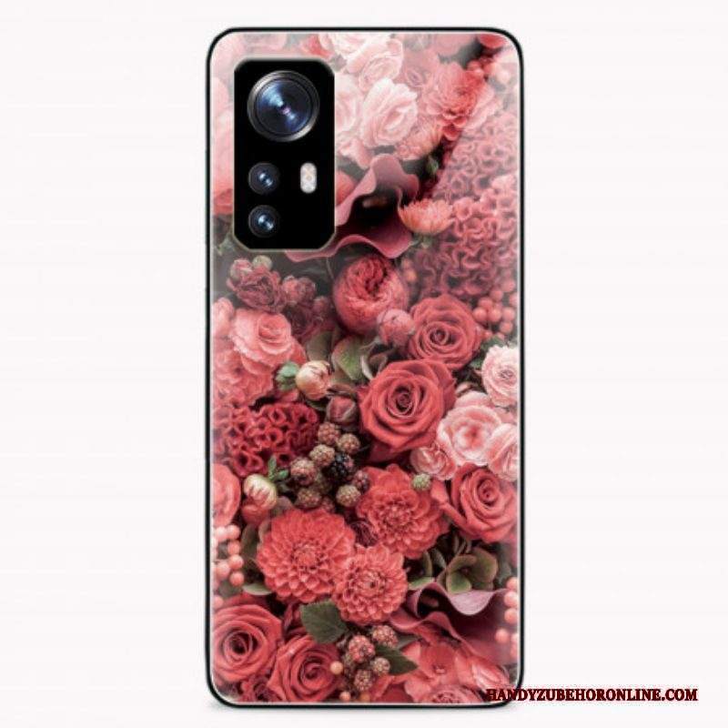 Cover Xiaomi 12 / 12X Vetro Temperato Rose Flowers