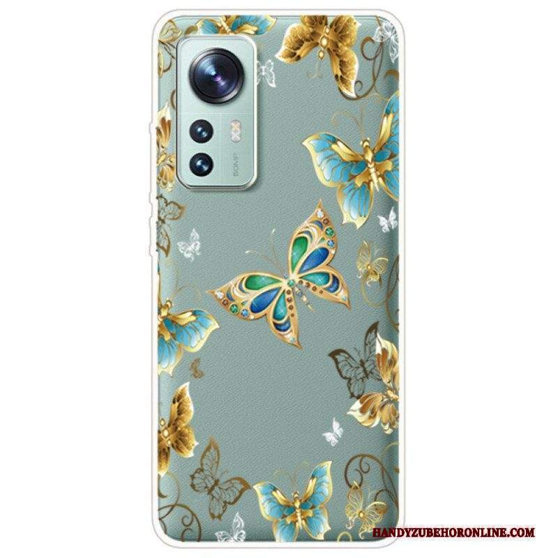 Cover Xiaomi 12 / 12X Volo Di Farfalle