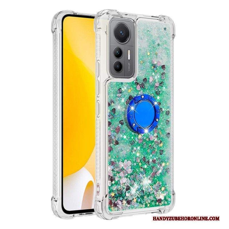 Cover Xiaomi 12 Lite Espositore Per Anelli Con Paillettes Colorate