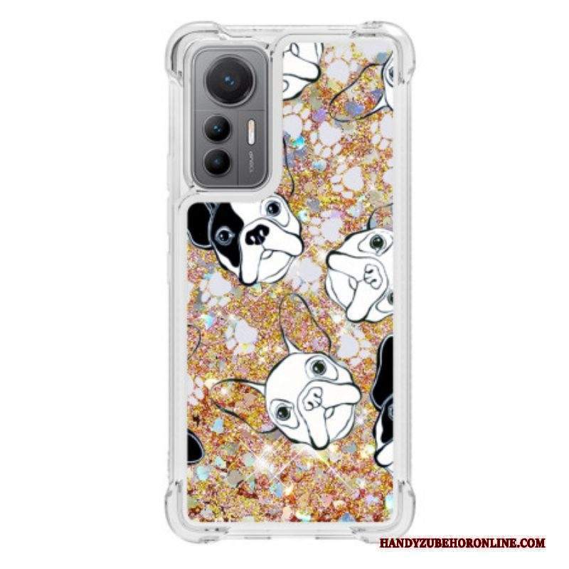 Cover Xiaomi 12 Lite Paillettes Signor Cane