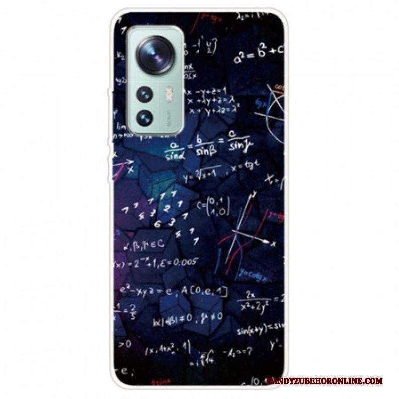 Cover Xiaomi 12 Pro Calcoli Matematici In Silicone