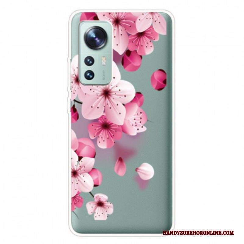 Cover Xiaomi 12 Pro Fiori Di Rosa In Silicone