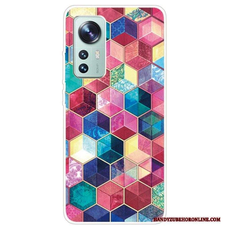 Cover Xiaomi 12 Pro Grafica In Silicone