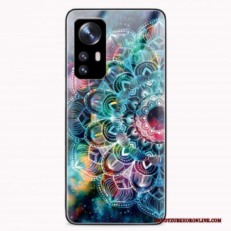 Cover Xiaomi 12 Pro Mandala In Vetro Temperato