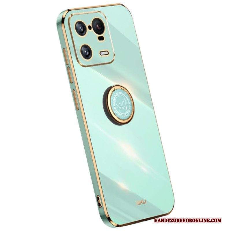 Cover Xiaomi 13 Pro Porta Anelli Effetto Metallo Xinli