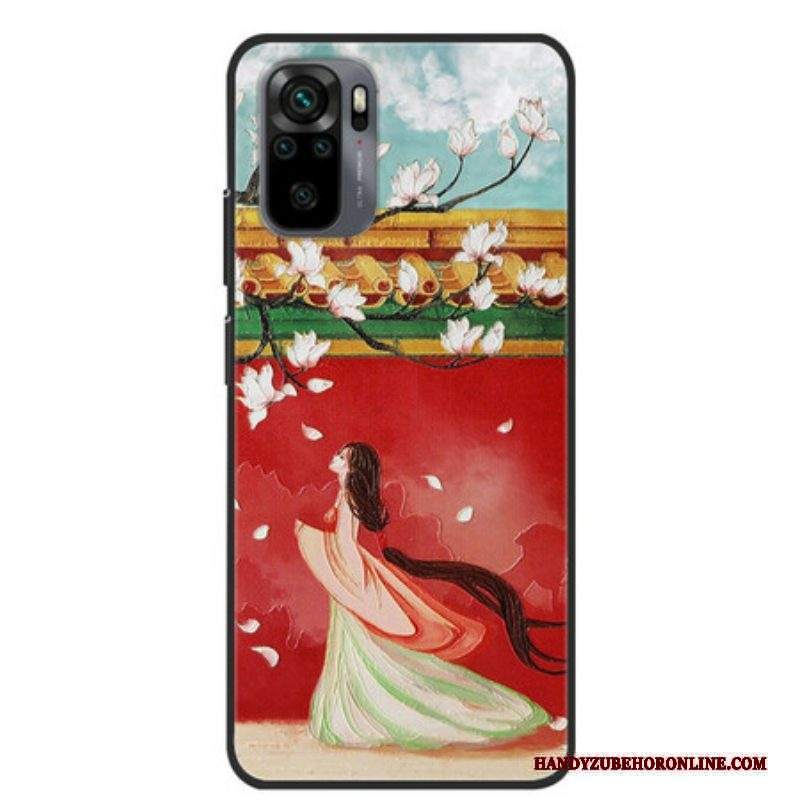 Cover Xiaomi Redmi Note 10 / 10S Donna Fiore Asiatica