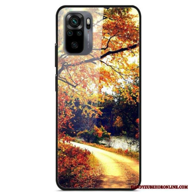 Cover Xiaomi Redmi Note 10 / 10S Vetro Temperato Foresta