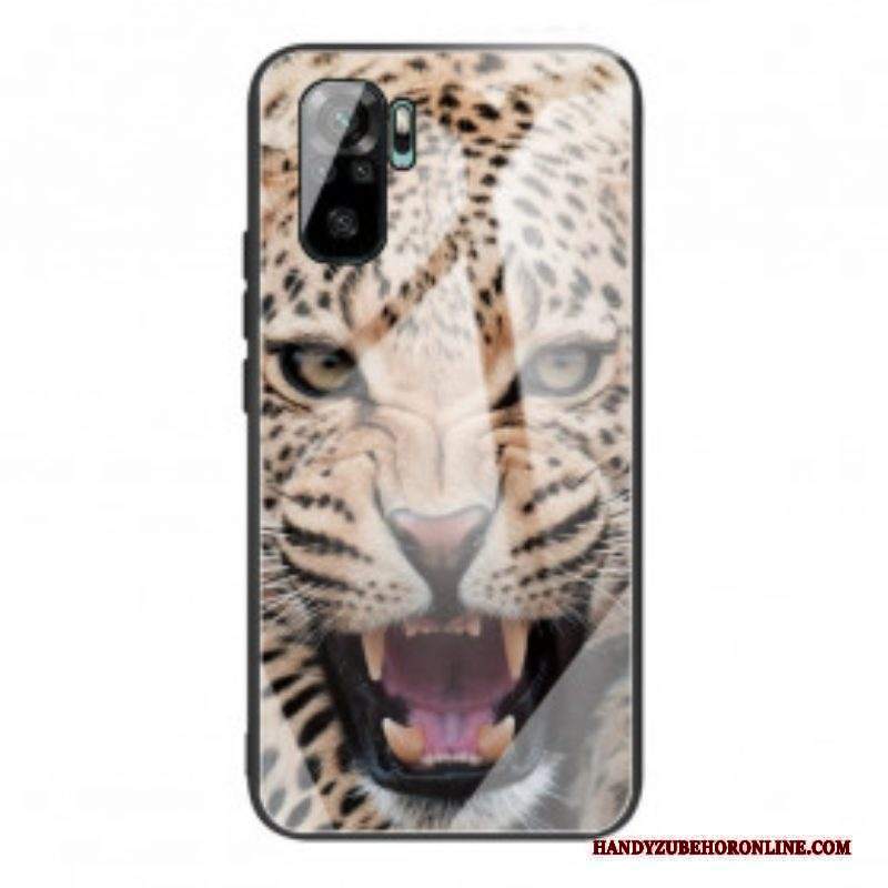 Cover Xiaomi Redmi Note 10 / 10S Vetro Temperato Leopardo