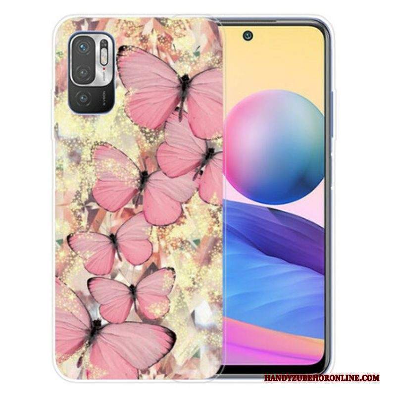 Cover Xiaomi Redmi Note 10 5G Farfalle Reali