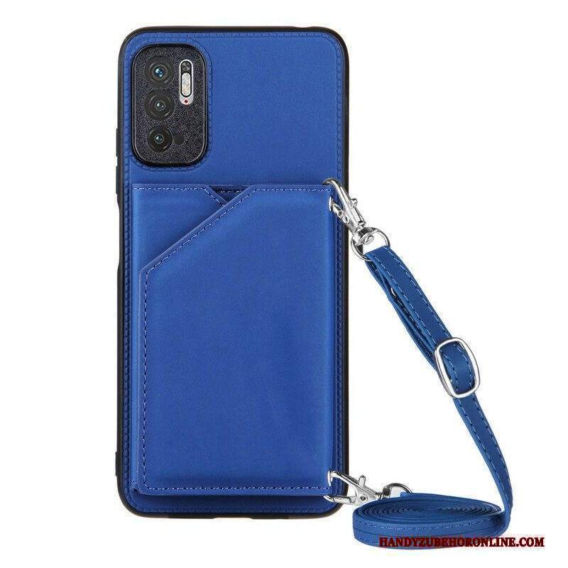 Cover Xiaomi Redmi Note 10 5G Tracolla Portacarte