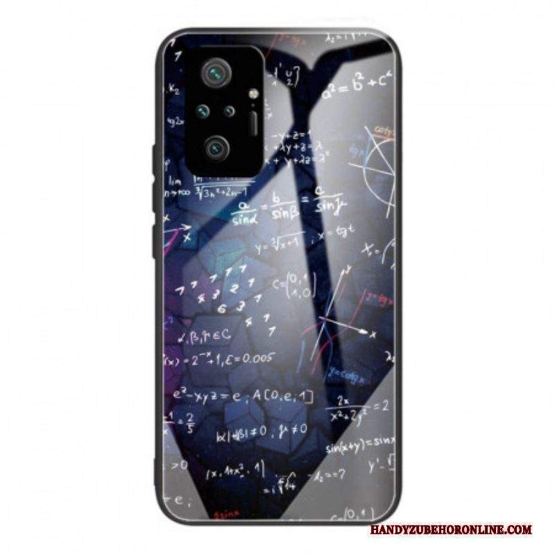 Cover Xiaomi Redmi Note 10 Pro Calcoli Matematici In Vetro Temperato