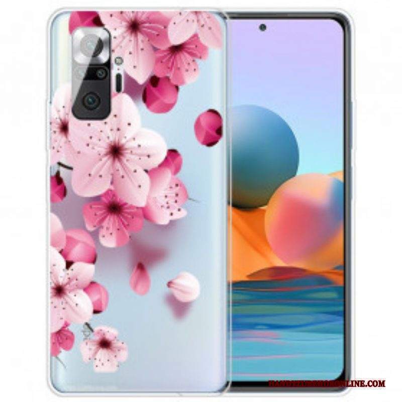 Cover Xiaomi Redmi Note 10 Pro Piccoli Fiori Rosa