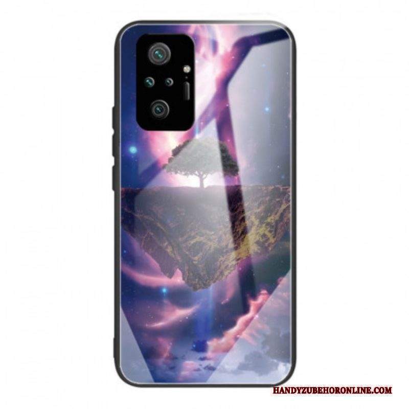 Cover Xiaomi Redmi Note 10 Pro Vetro Temperato Dell'albero Del Mondo