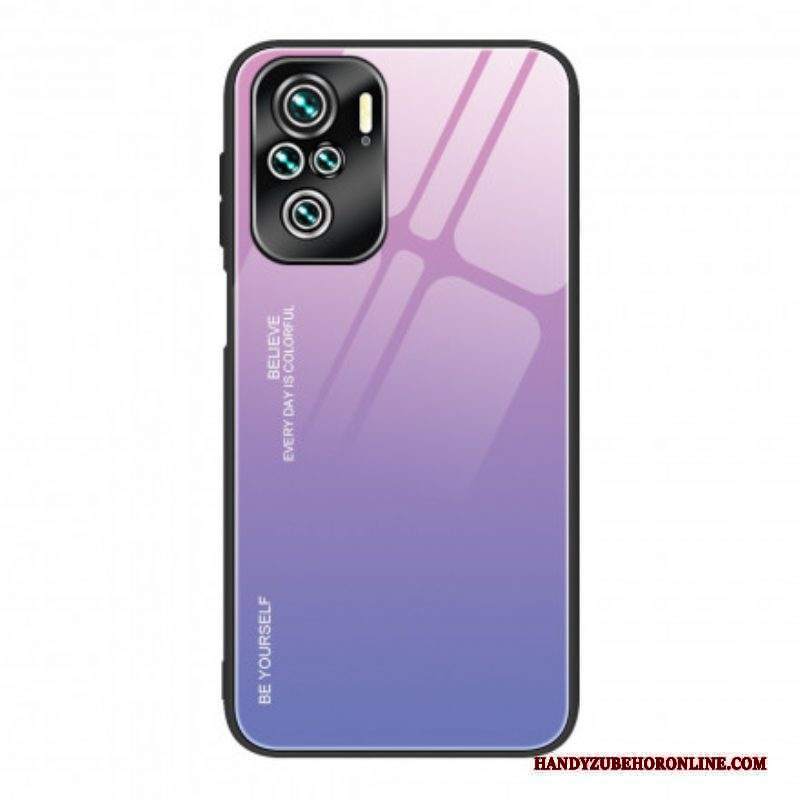 Cover Xiaomi Redmi Note 10 Pro Vetro Temperato Sii Te Stesso