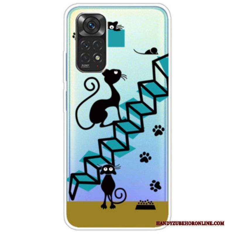 Cover Xiaomi Redmi Note 11 / 11S Gatti Divertenti