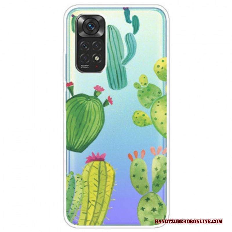 Cover Xiaomi Redmi Note 11 Pro / 11 Pro 5G Cactus Dell'acquerello