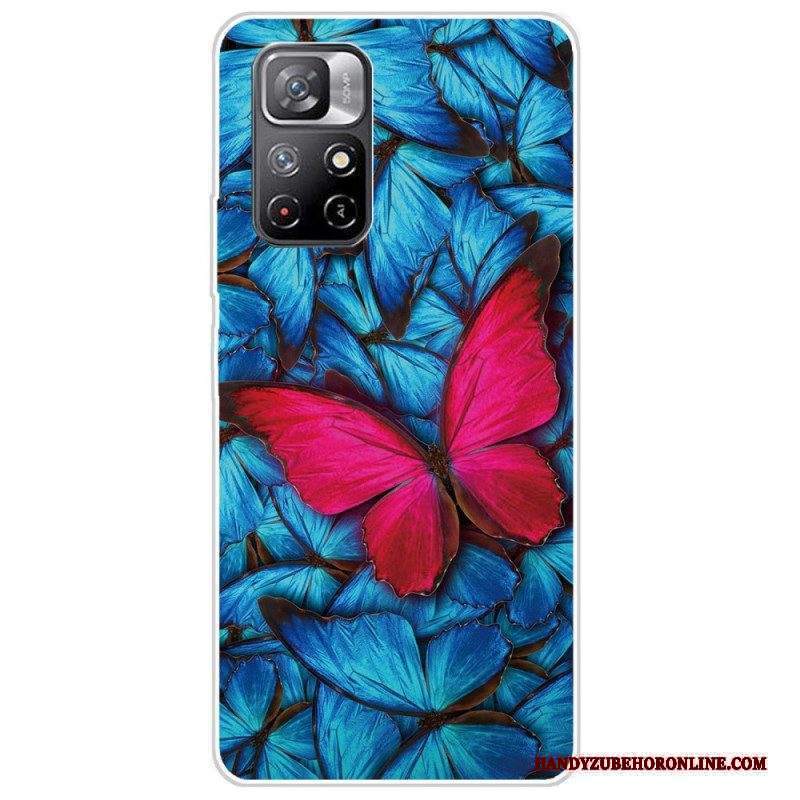 Cover Xiaomi Redmi Note 11 Pro Plus 5G Farfalle Flessibili