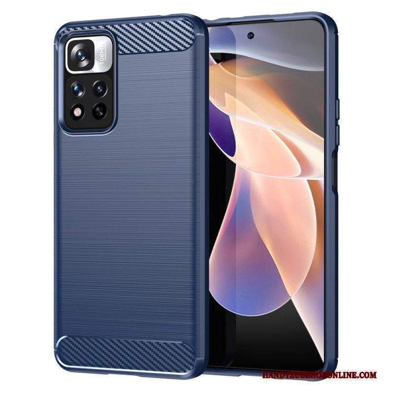 Cover Xiaomi Redmi Note 11 Pro Plus 5G Fibra Di Carbonio Spazzolata