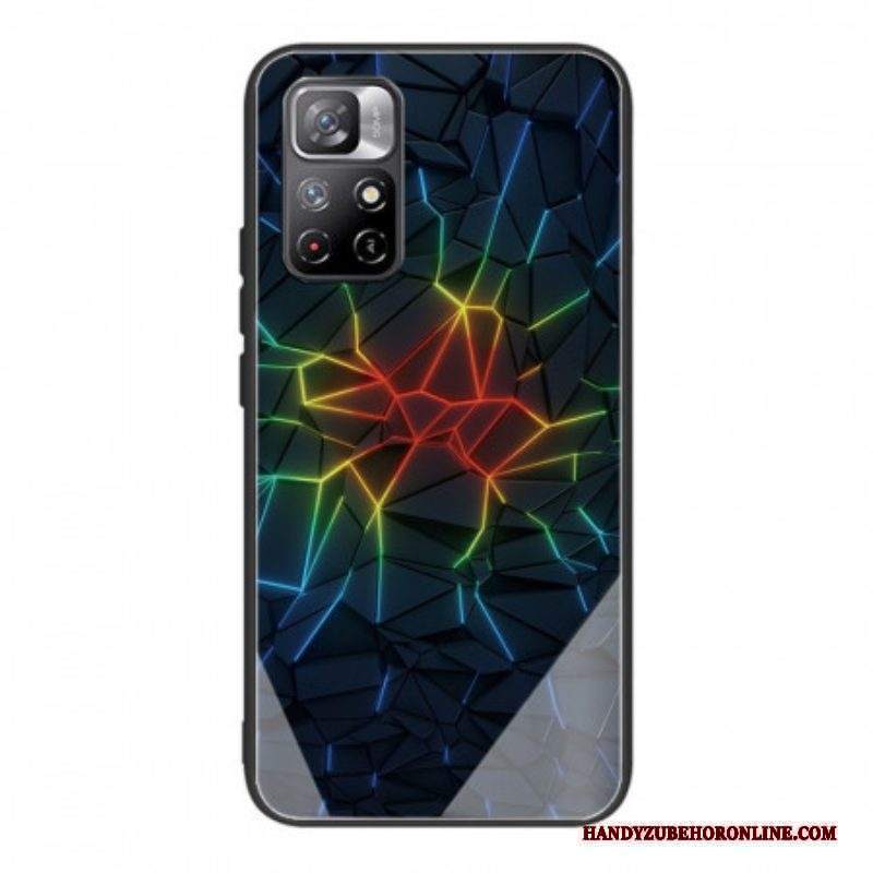 Cover Xiaomi Redmi Note 11 Pro Plus 5G Geometria Vetro Temperato