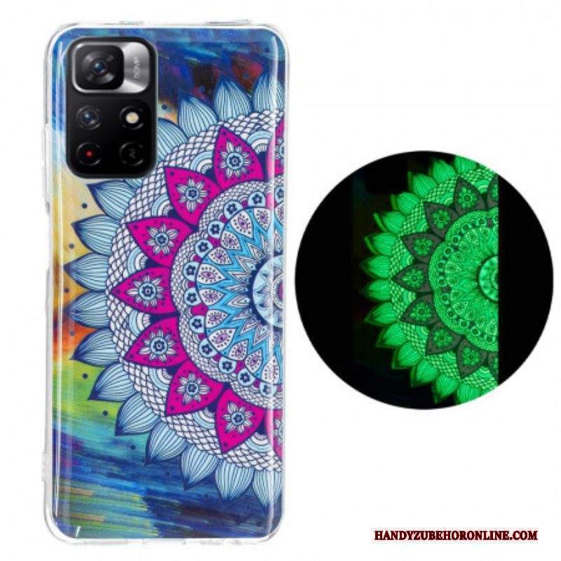 Cover Xiaomi Redmi Note 11 Pro Plus 5G Mandala Colorato Fluorescente