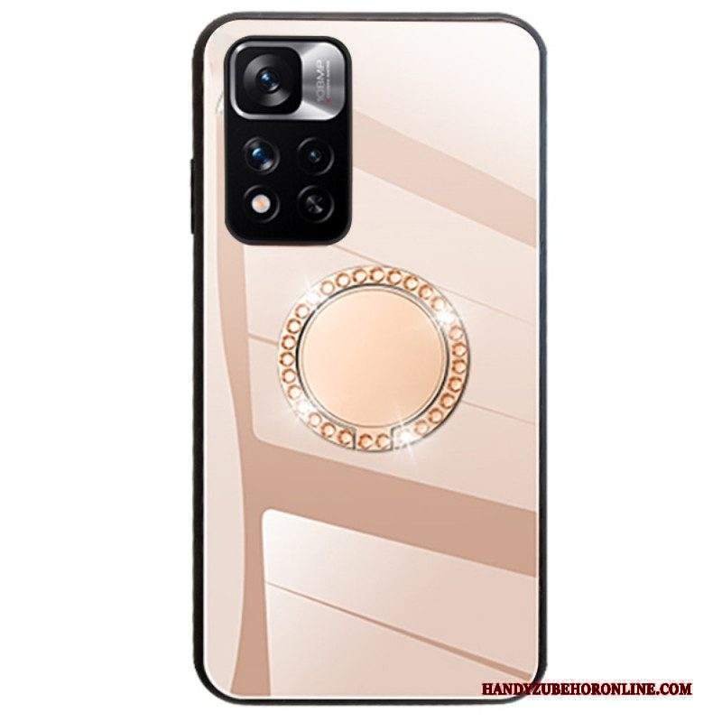 Cover Xiaomi Redmi Note 11 Pro Plus 5G Specchio Con Anello Rotante