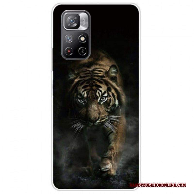 Cover Xiaomi Redmi Note 11 Pro Plus 5G Tigre Flessibile