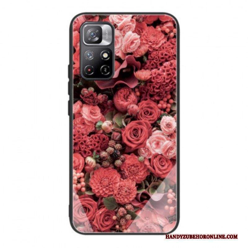 Cover Xiaomi Redmi Note 11 Pro Plus 5G Vetro Temperato Rose Flowers