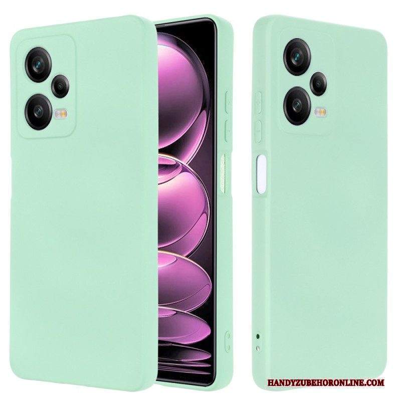 Cover Xiaomi Redmi Note 12 Pro Silicone Liquido Con Cordino