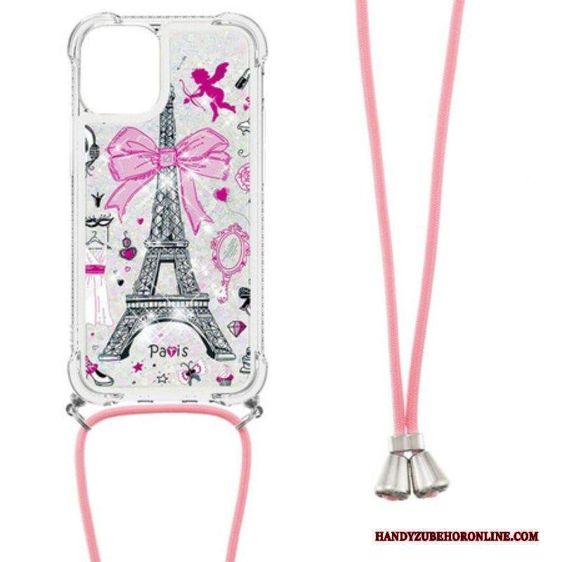 Cover iPhone 13 Mini Al Cordone Della Torre Eiffel