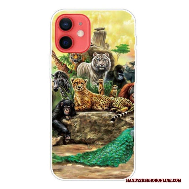 Cover iPhone 13 Mini Animali Da Safari