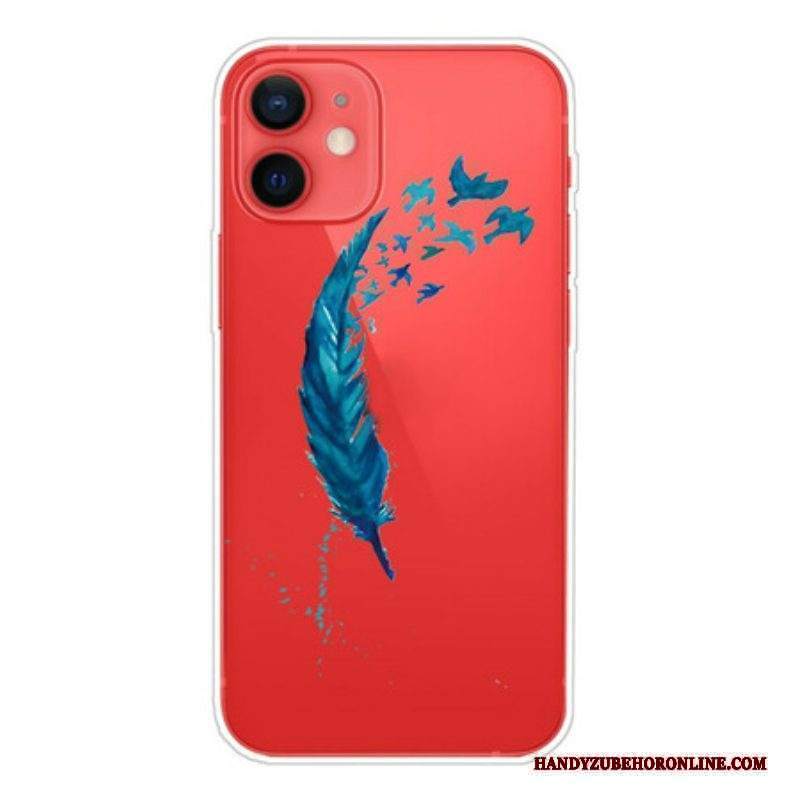 Cover iPhone 13 Mini Bella Piuma Blu