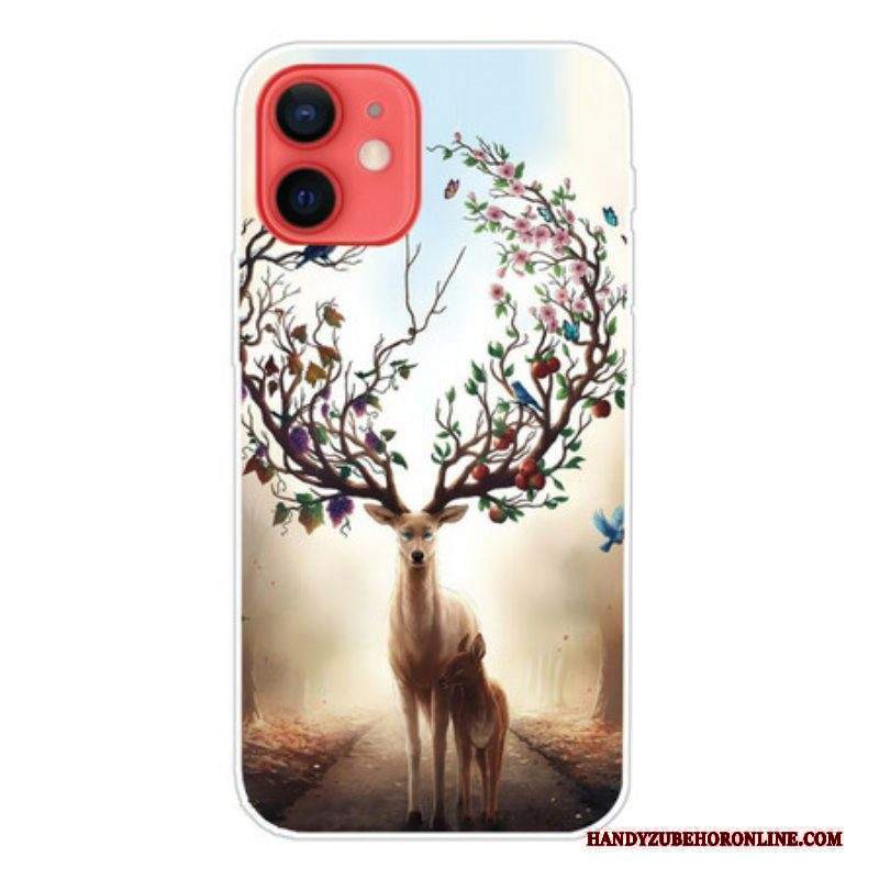 Cover iPhone 13 Mini Cervo Flessibile