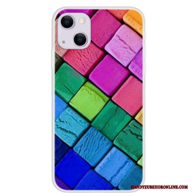 Cover iPhone 13 Mini Cubi Colorati